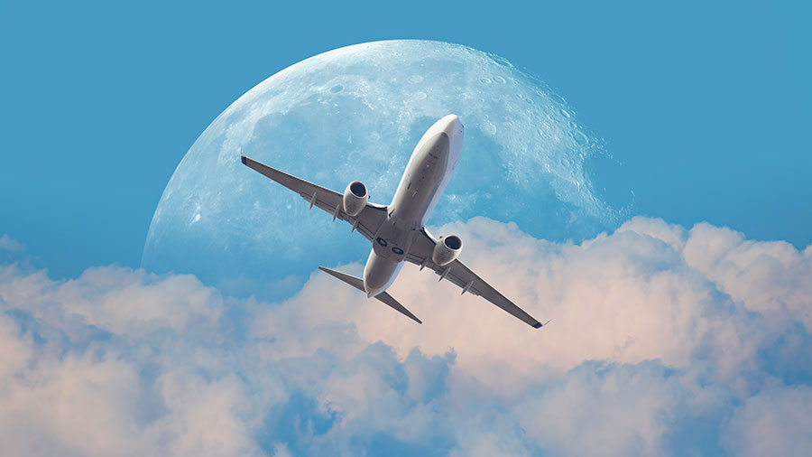 avion lune